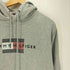 トミーヒルフィガー TOMMY HILFIGER ORGANIC COTTON BLEND ロゴプリント プルオーバーパーカー メンズ import:XL