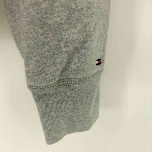 トミーヒルフィガー TOMMY HILFIGER ORGANIC COTTON BLEND ロゴプリント プルオーバーパーカー メンズ import:XL