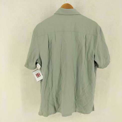 SILK ICON レギュラーカラ 半袖 シルク シャツ メンズ L