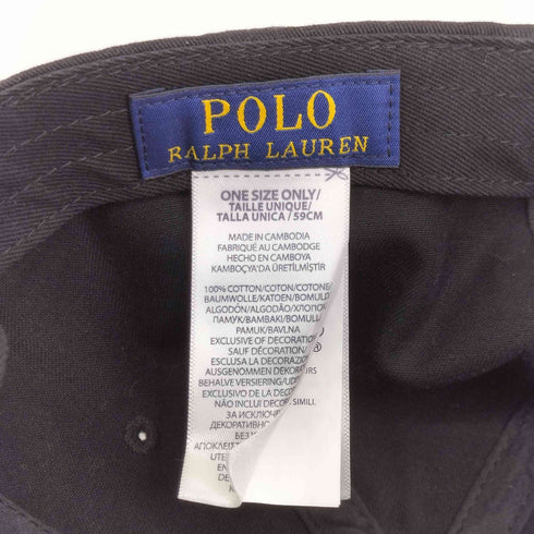 ポロラルフローレン POLO RALPH LAUREN 現行タグ POLO ポニー刺繍 アジャスタブル キャップ メンズ