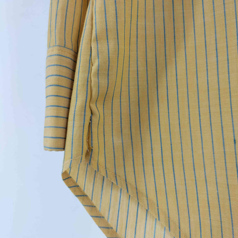 シアーズ Sears 70s PERMA PREST 襟芯 レギュラーカラ ストライプ 長袖 シャツ メンズ 16 1/2