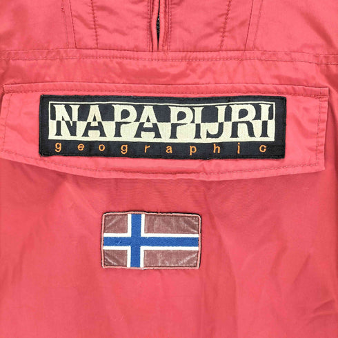 ナパピリ NAPAPIJRI 90-00s TAPED SEAMS 裏フリース アノラック パーカー メンズ S