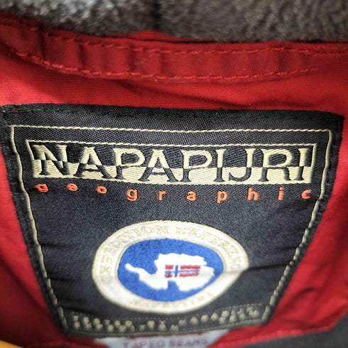 ナパピリ NAPAPIJRI 90-00s TAPED SEAMS 裏フリース アノラック パーカー メンズ S