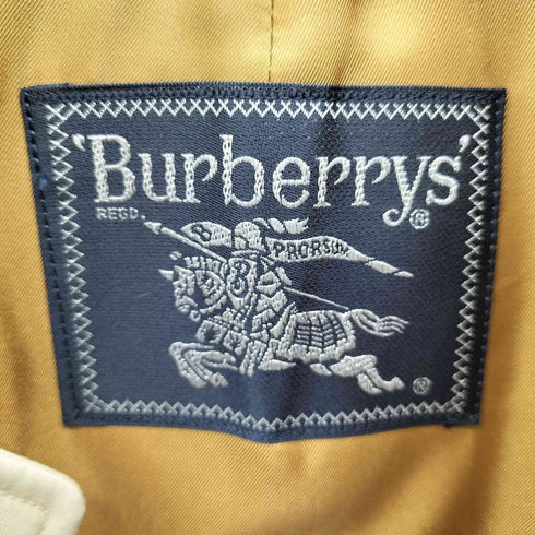 バーバリーズ BURBERRYS 90s 紺タグ 裏地ノバチェック 比翼 バルマカーンコート ステンカラーコート メンズ