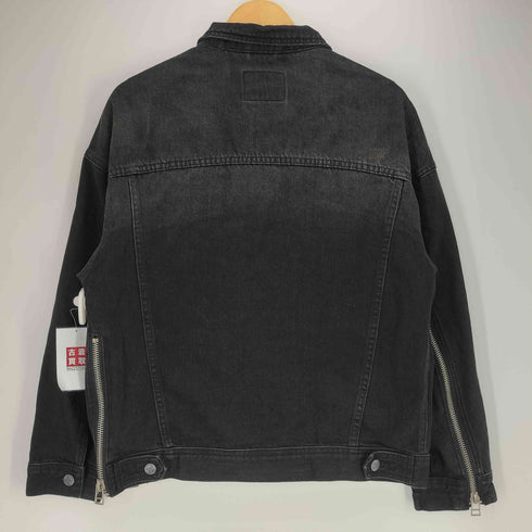 ADWENS サイドジップ デニム トラッカー ジャケット メンズ JPN:S