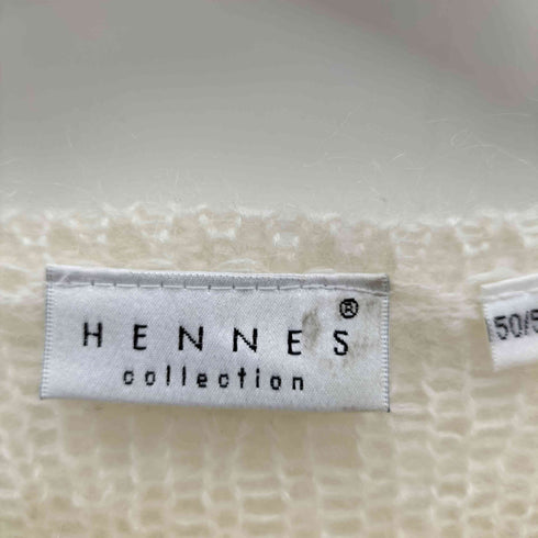 HENNES グランジ モヘア混 ローゲージ セミロング ニット レディース 50/52