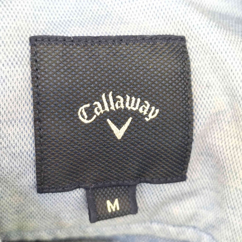 キャロウェイ Callaway ボタンダウン 半袖 ポロシャツ メンズ M