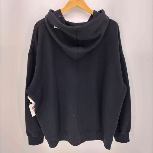 brknhome カレッジロゴ プリント ジップアップ パーカー メンズ JPN:L