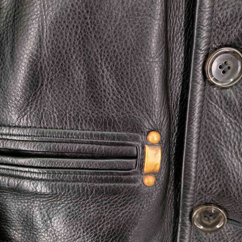 グラッドハンド GLADHAND カウレザーカーコート メンズ JPN:S