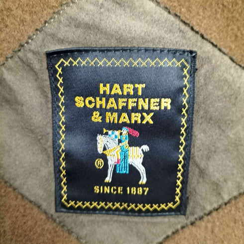 ハートシャフナーアンドマルクス HART SCHAFFNER & MARX カシミヤ混 ウール ダブルブレスト チェスターコート メンズ 94A6