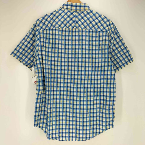 ティンバーランド Timberland REGULAR FIT ロゴ刺繍 チェック ポケット S/S シャツ メンズ import:M
