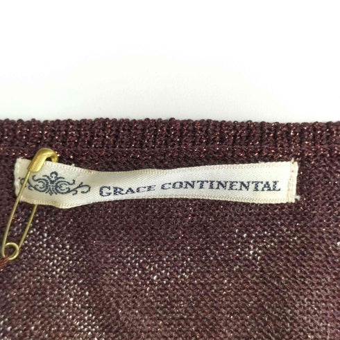 グレースコンチネンタル GRACE CONTINENTAL ラメ キャミソール レディース JPN:36