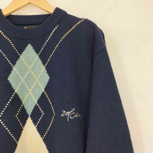 ヴォルコム VOLCOM アーガイル クルーネックニット メンズ import:L