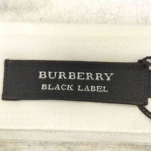 バーバリーブラックレーベル BURBERRY BLACK LABEL ボーダー ポロシャツ メンズ 2