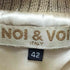 NOI&VOI ニット切替 スエード ワンピース レディース 42