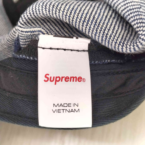 シュプリーム Supreme Flocked Denim Camp Cap フロッキー デニム キャンプ キャップ メンズ