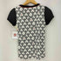 クレージュ courreges ロープ総柄 ロゴプリント ドロスト クルーネック半袖Tシャツ レディース FR:38