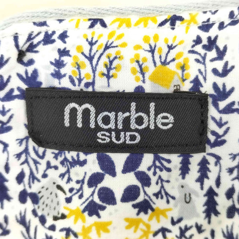 マーブルシュッド Marble Sud 総柄 七分袖 ワンピース レディース