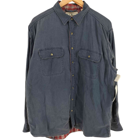 エルエルビーン L.L.Bean 裏ネル ボタンシャツ 両胸フラップ ポケット メンズ import:L