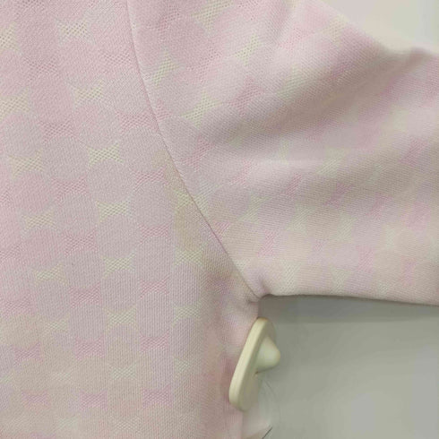 クレージュ courreges ドット ロゴプレート 配色切替 チュニック ニットワンピース レディース FR:38