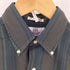 ヴァンヒューゼン VAN HEUSEN 90-00S OXFORD HOPSACK オックスフォード ホップッサック 半袖 ボタンダウン ストライプ シャツ メンズ S