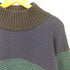 ペリーエリス PERRY ELLIS 90S 香港製 ヘリンボーン マルチカラー コットン ウール モックネック ニット メンズ import:L