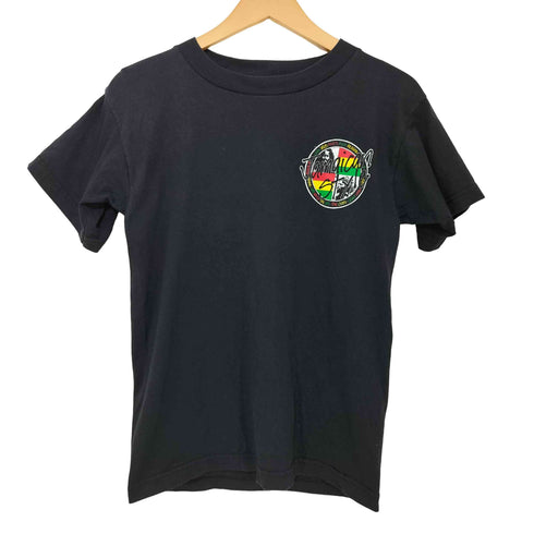 Jamaican Style 90s USA製 襟シングル ラスタ 両面プリント 半袖Tシャツ メンズ import:L