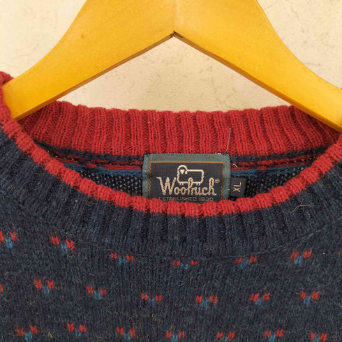 ウールリッチ WOOLRICH 90S BIRDS EYE バーズアイ ウール ニット メンズ import:XL