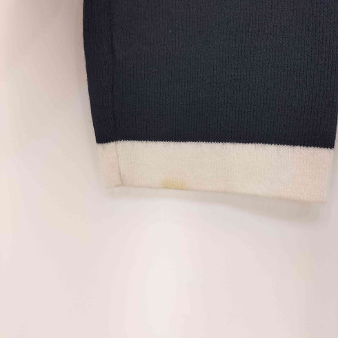 クレージュ courreges フックボタン クルーネック 長袖ニットカーディガン レディース FR:38