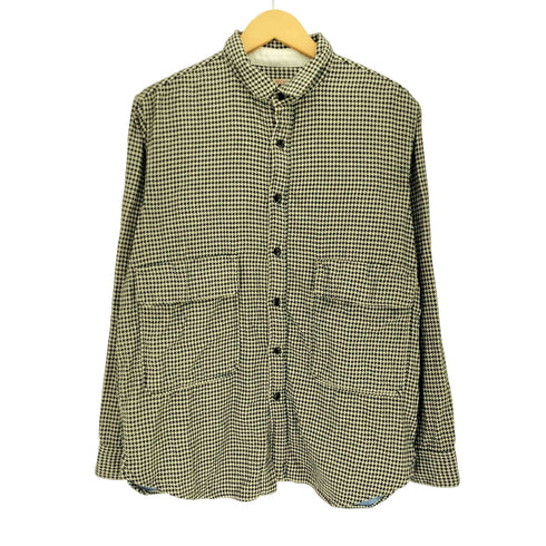 キャピタル KAPITAL ネコ目ボタン 千鳥格子 フラップポケット L/S シャツ メンズ JPN:2