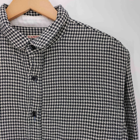 キャピタル KAPITAL ネコ目ボタン 千鳥格子 フラップポケット L/S シャツ メンズ JPN:2