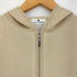 クレージュ courreges ラメ リブ編み ジップアップパーカー レディース FR:40