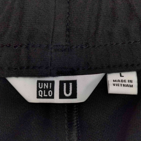 ユニクロユー UNIQLO U ブラッシュドジャージーワイドパンツ メンズ JPN:L