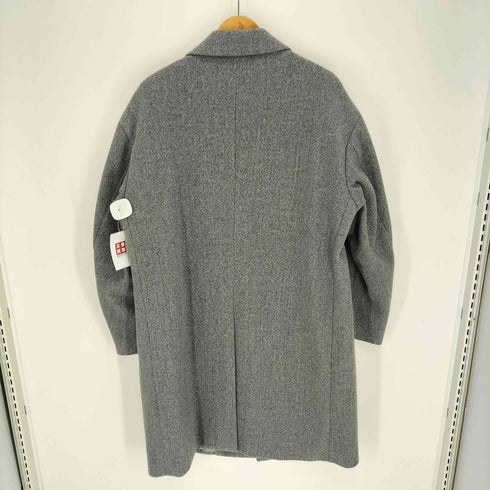ジーユー GU ニットメルトンチェスターコート メンズ import:L