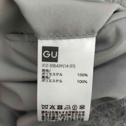 ジーユー GU ニットメルトンチェスターコート メンズ import:L