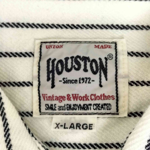ヒューストン HOUSTON トライプビエラ ワークシャツ メンズ XL