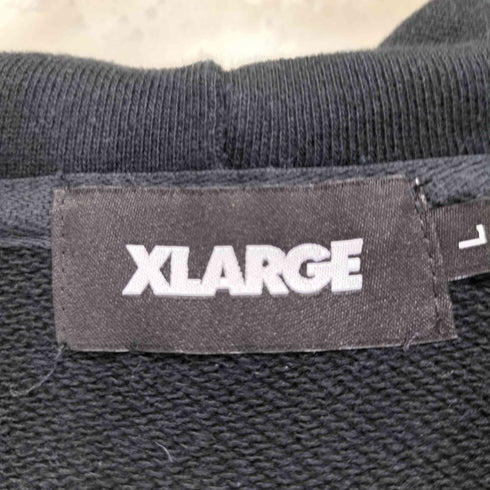 エクストララージ XLARGE RHINESTONE OG ZIP HOODED SWEATSHIRT ラインストーン オージー ジップ フーデッド スウェットシャツ メンズ L