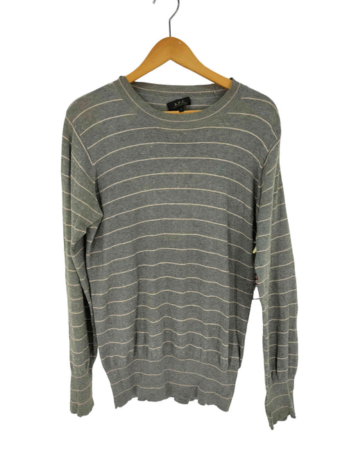 アーペーセー A.P.C. カシミヤ混 ボーダー柄ニット メンズ JPN:2
