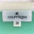 クレージュ courreges ボーダー切替 ボートネック 半袖サマーニット レディース FR:38