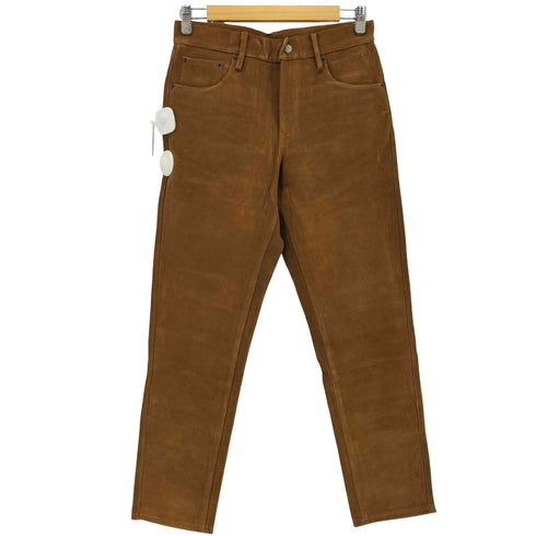 ギャングスタビル GANGSTERVILLE COW HIDE LEATHER PANTS SUEDE スエードレザーパンツ メンズ JPN:S