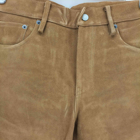 ギャングスタビル GANGSTERVILLE COW HIDE LEATHER PANTS SUEDE スエードレザーパンツ メンズ JPN:S