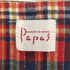 パパス papas チェック切替 ジレ メンズ JPN:L