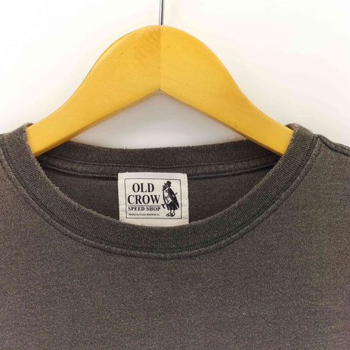 オールドクロウ OLD CROW 両面プリントクルーネックTシャツ メンズ 2XL