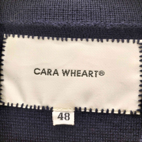 CARA WHEART カラハルト チンストラップ ポケット ニット ジャケット メンズ JPN:48