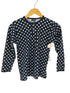 マリメッコ marimekko ドット柄 ヘンリーネックカットソー レディース 140
