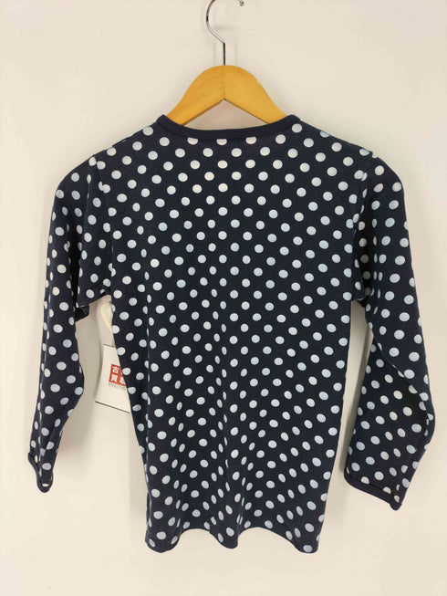 マリメッコ marimekko ドット柄 ヘンリーネックカットソー レディース 140