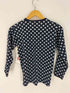 マリメッコ marimekko ドット柄 ヘンリーネックカットソー レディース 140