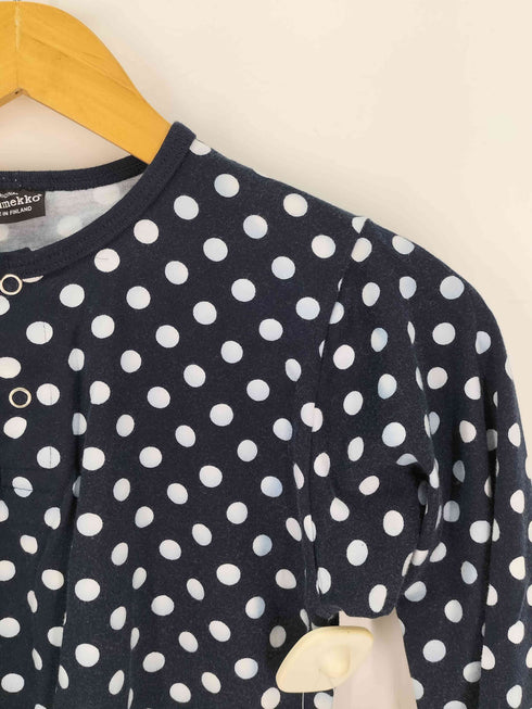 マリメッコ marimekko ドット柄 ヘンリーネックカットソー レディース 140