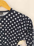 マリメッコ marimekko ドット柄 ヘンリーネックカットソー レディース 140