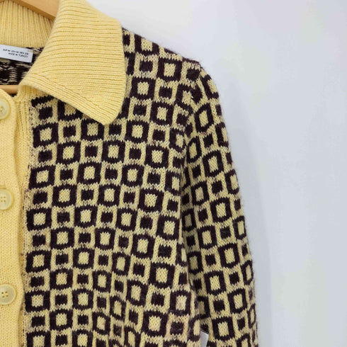 ザラ ZARA ジオメトリックジャガードカーディガン レディース import:M